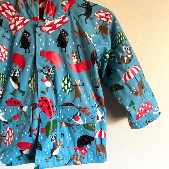 Hatley fleece lined rain jacket size 3T - Picture 2 of 4